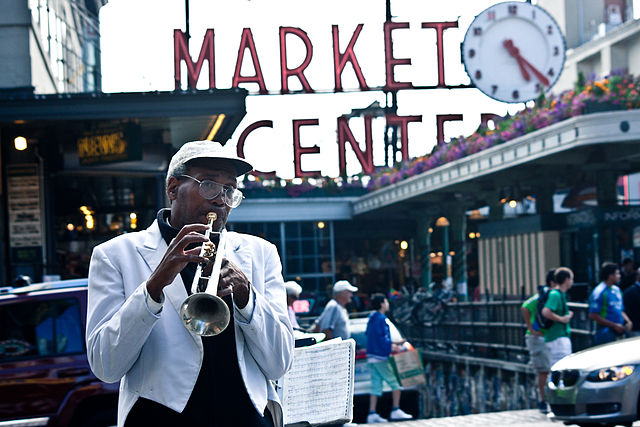 Pike Place Market Musician