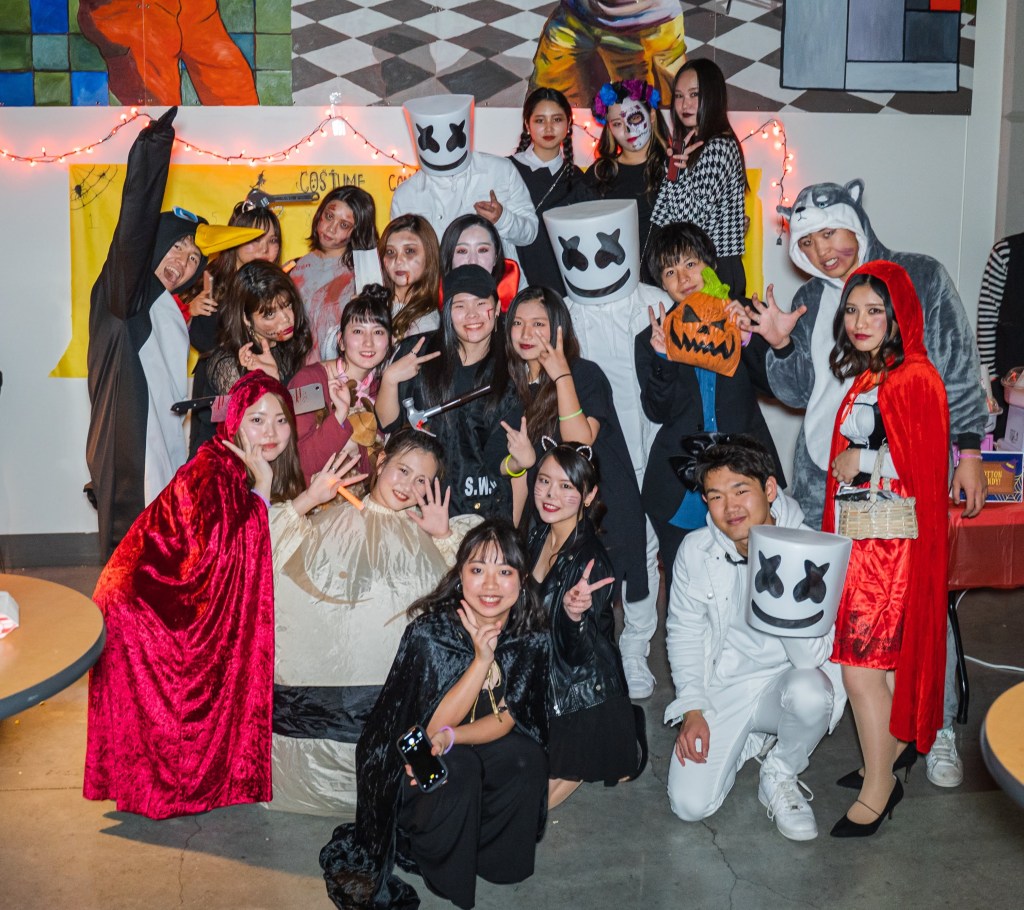 Students wore great costumes to last year's Halloween Party!