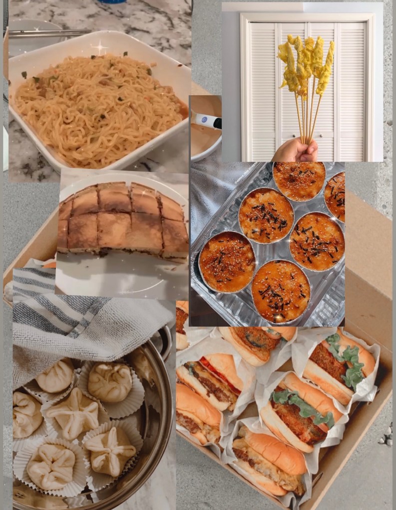 Foods cooked during lockdown